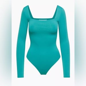 Aritzia baraton XS aqua green bodysuit